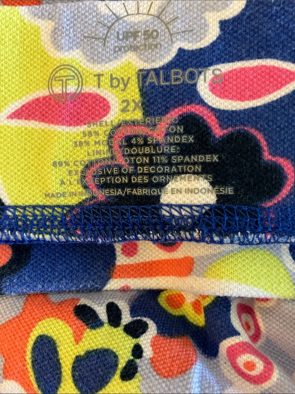 T by Talbots Size 2X Skirt with Shorts SPF 50 - Picture 3 of 5